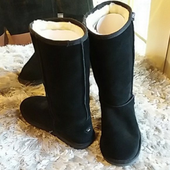 Emu Charcoal Bronte Hi Suede Winter Boots - Picture 2 of 8